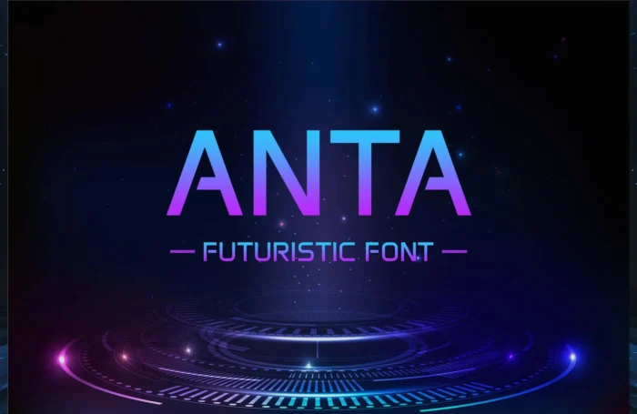 Anta Font – Futuristic Typeface for Modern Visuals