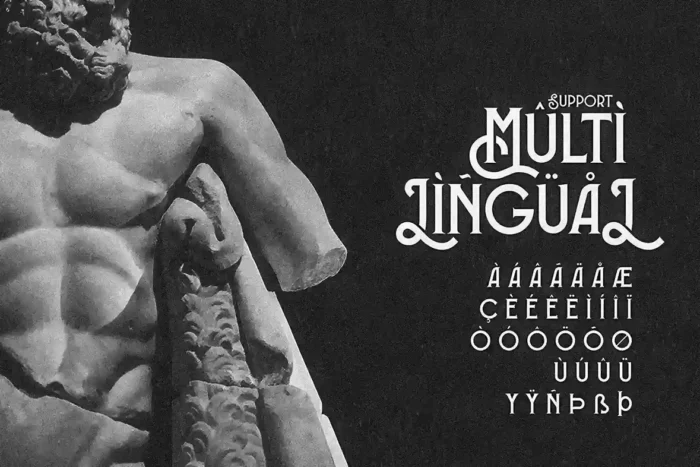 Bachroque – Elegant Baroque Display Font