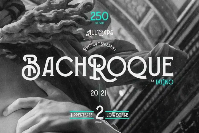 Bachroque – Elegant Baroque Display Font