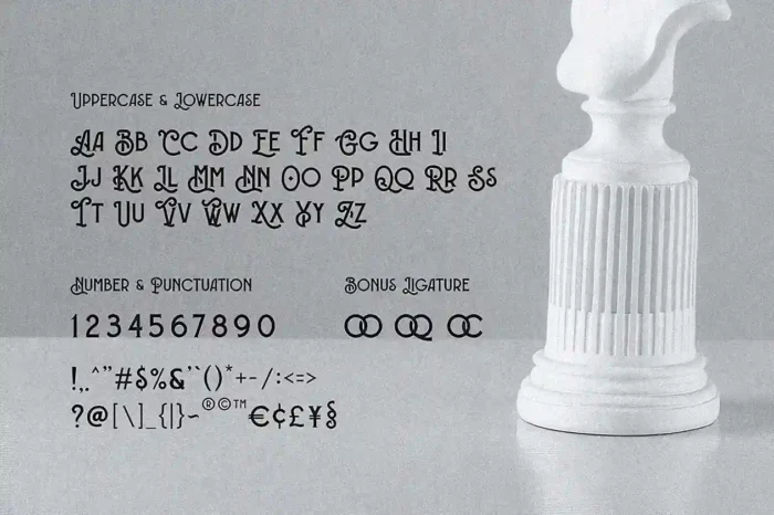 Bachroque – Elegant Baroque Display Font
