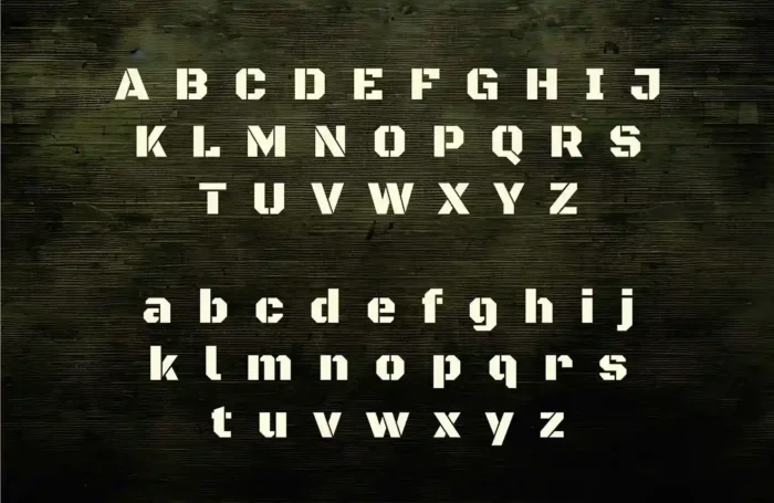 Black Ops One — Futuristic Gaming Typeface 3