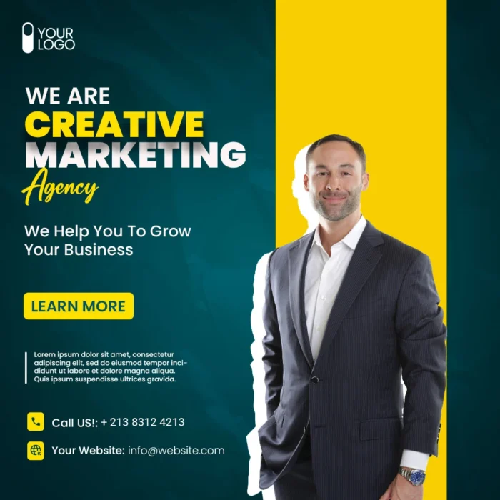 Free Digital Marketing Agency Flyer PSD