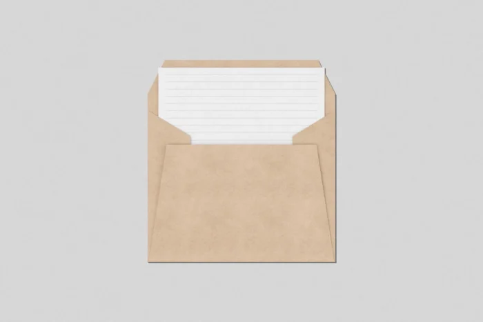 Free Envelope Mockup PSD