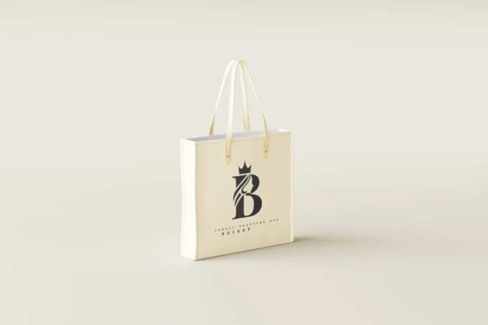 Free Fabric Shopping Bag Mockup PSDT1