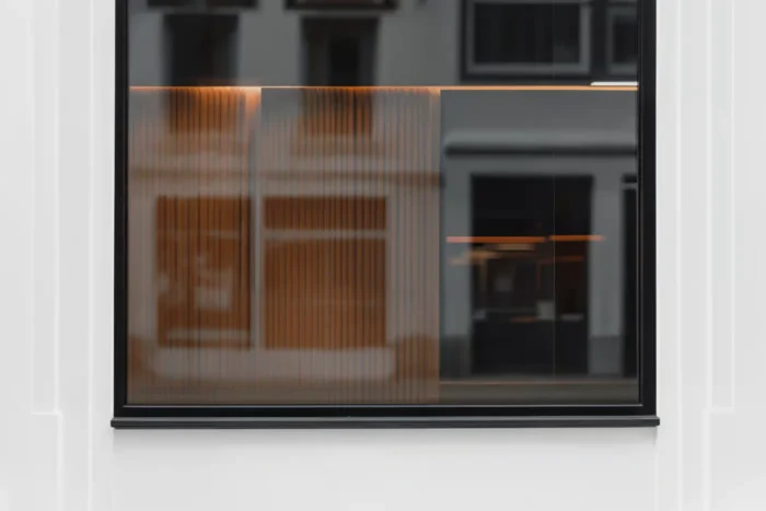 Free Front View Storefront Window Mockup PSDT