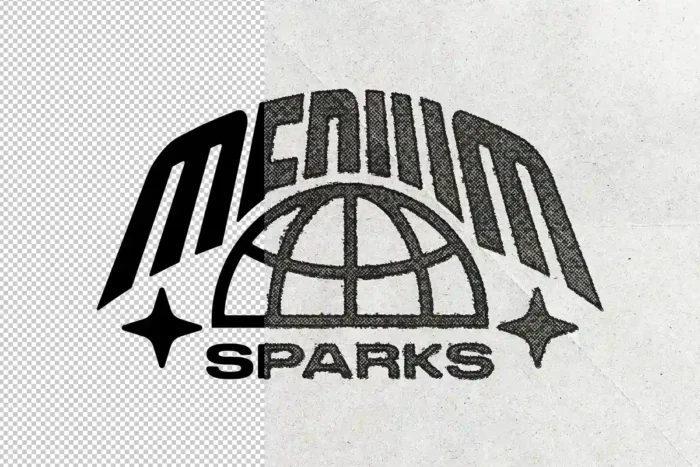 Free Halftone Print Text Effect