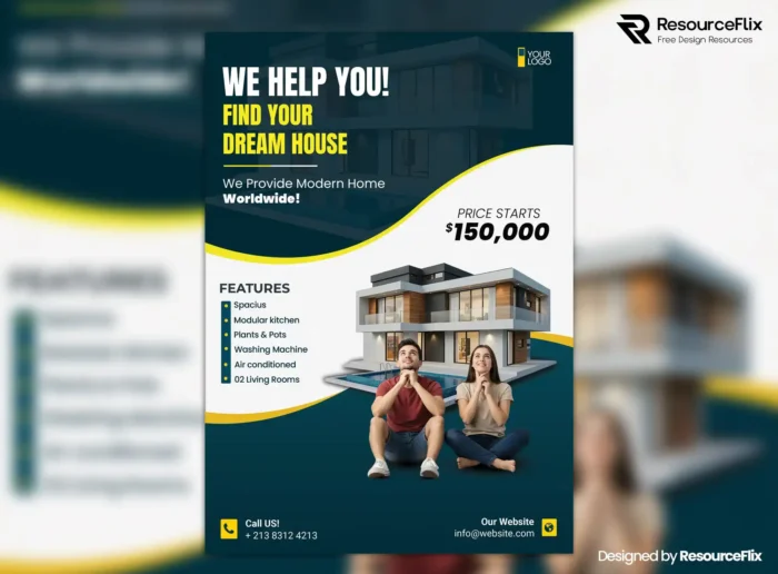 Free Property Sale Flyer Template PSDT