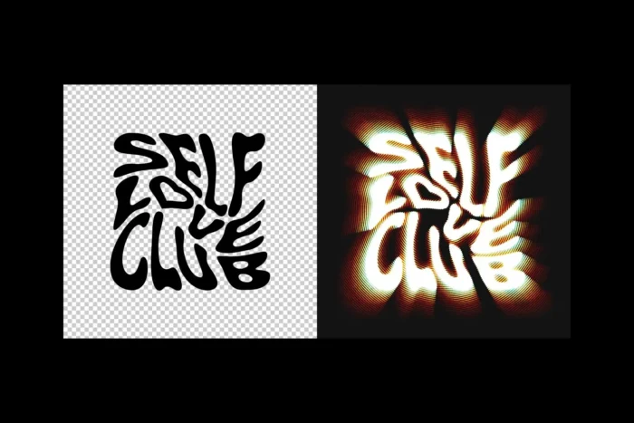 Free Radial Blur Text Effect PSD1