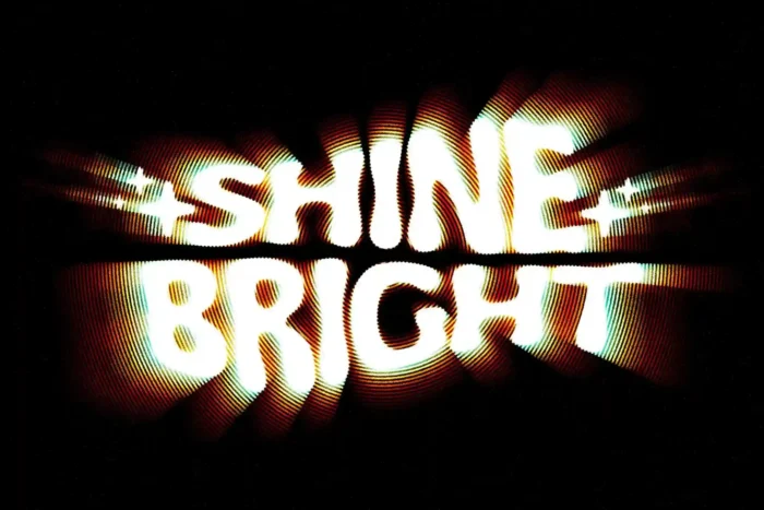 Free Radial Blur Text Effect PSD1