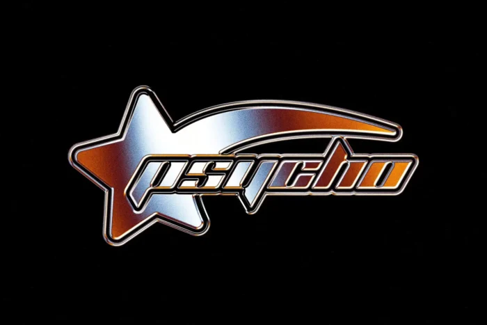 Retro Chrome Text Effect PSD – 80s Bold Typography - Image 3
