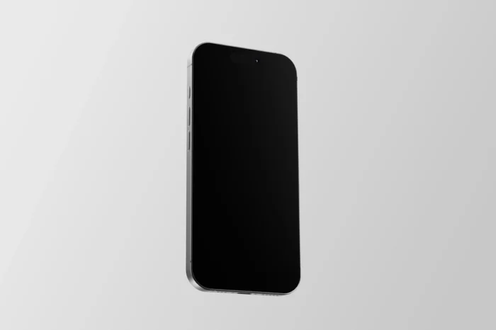 Free Simple iPhone 16 Pro Mockup PSDT