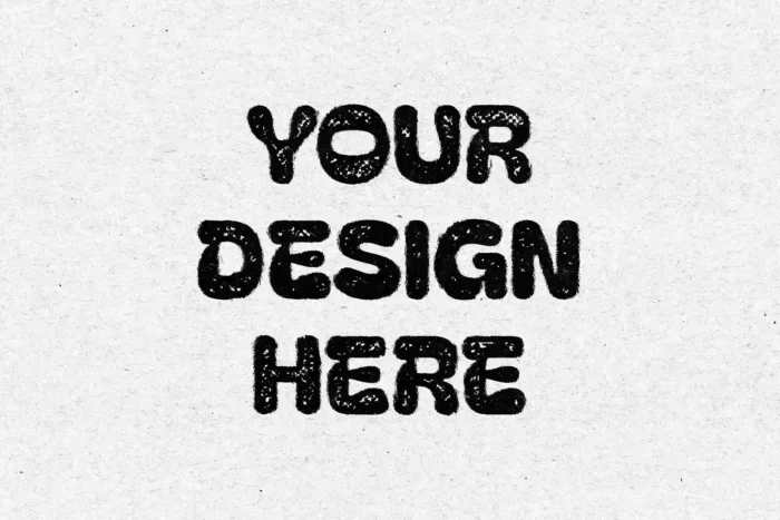 Free Stamp Text Effect PSD