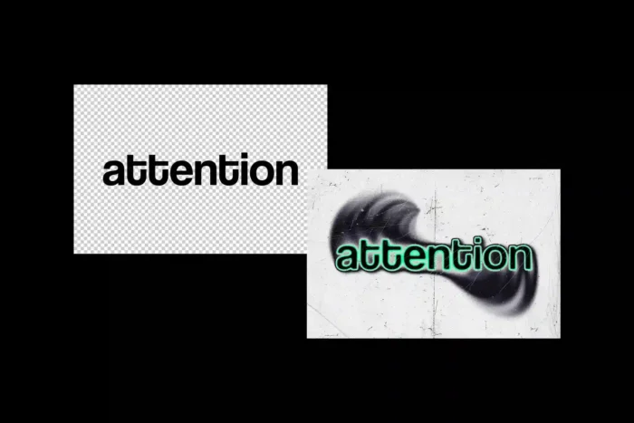 Free Twirl Blurred Text Effect PSDT