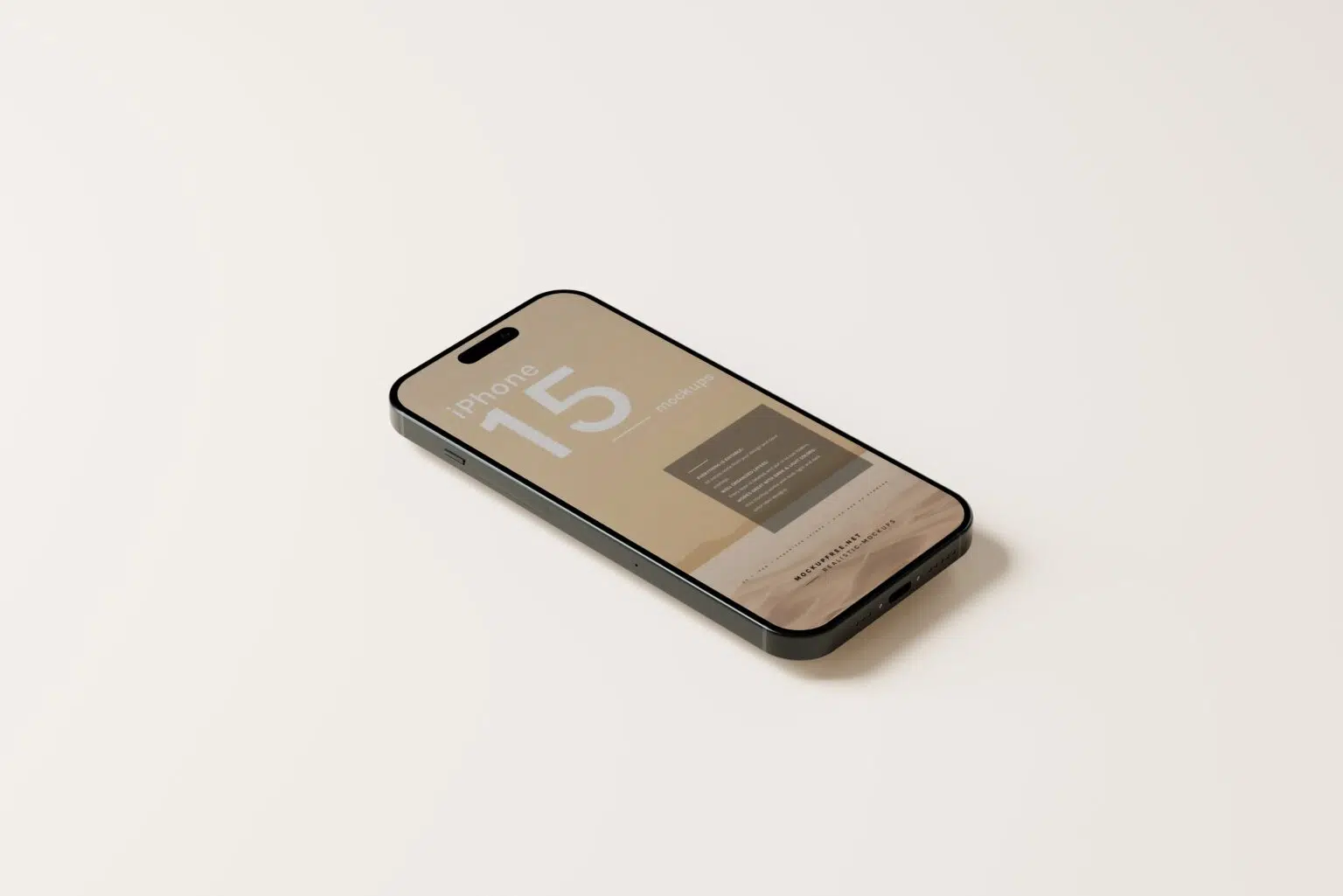 Free iPhone 15 Pro and Pro Max mockup pack1