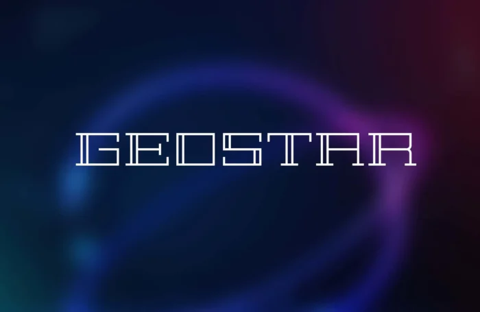 Geostar – Free Futuristic Inline Font