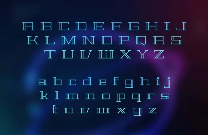 Geostar – Free Futuristic Inline Font1