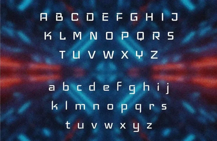 Iceland Futuristic Display Font typeface