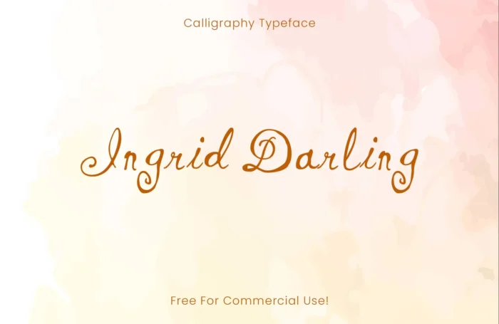 Ingrid Darling – Free Handwritten Calligraphy Font