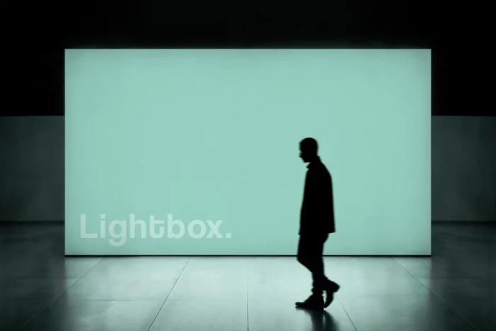 Lightbox Expo Mockup PSD