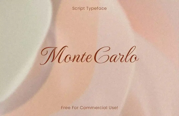 MonteCarlo Script Font