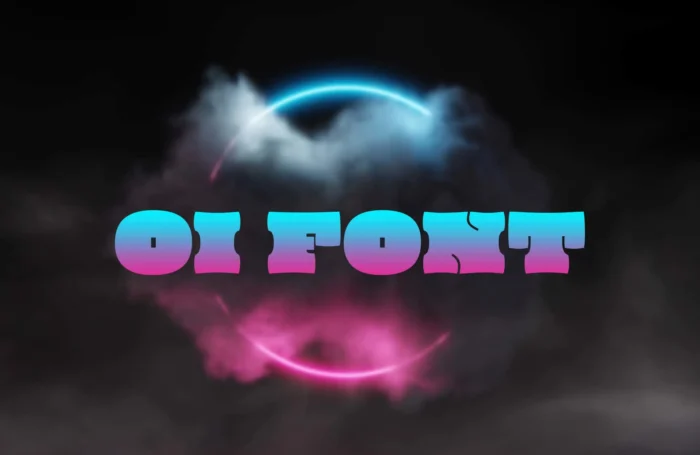 Oi Font – Free Playful Display Typeface