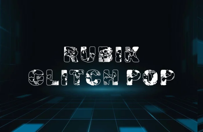 Rubik Glitch Pop Font