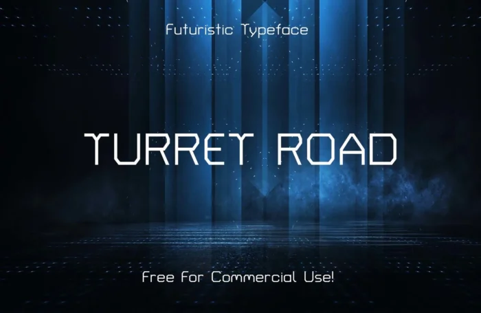 Turret Road – Futuristic Display Typeface