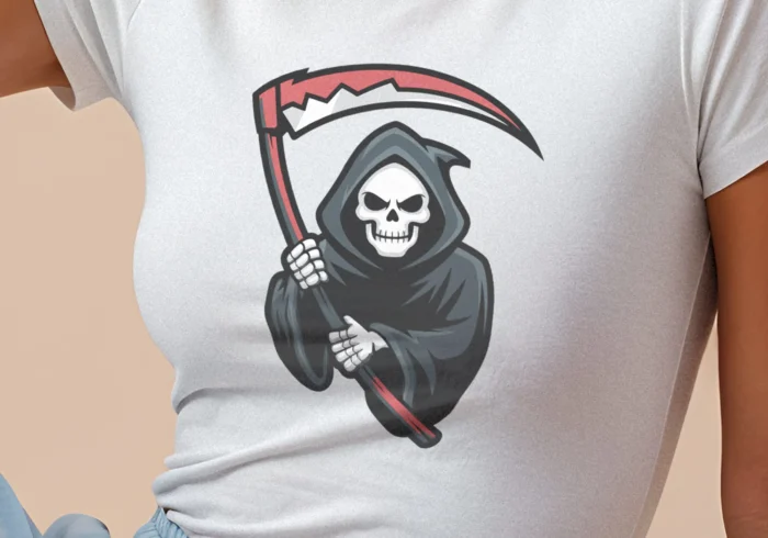 Free Round-Neck T-Shirt Mockup PSD