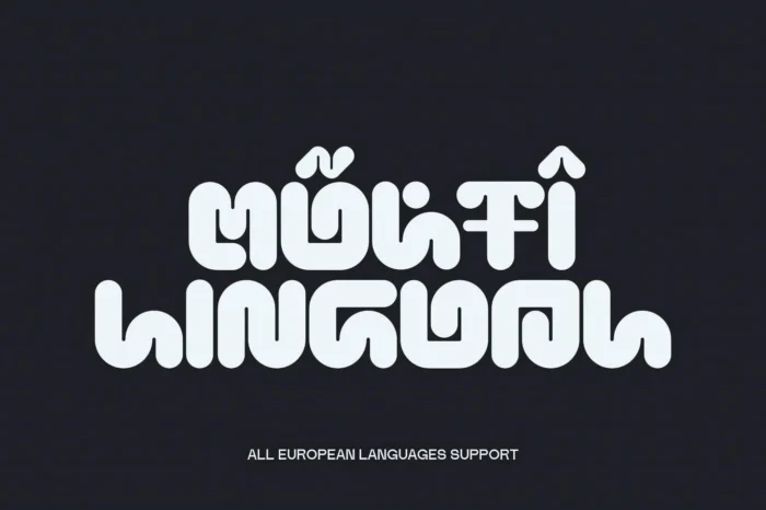 kiloy rounded techno font 6