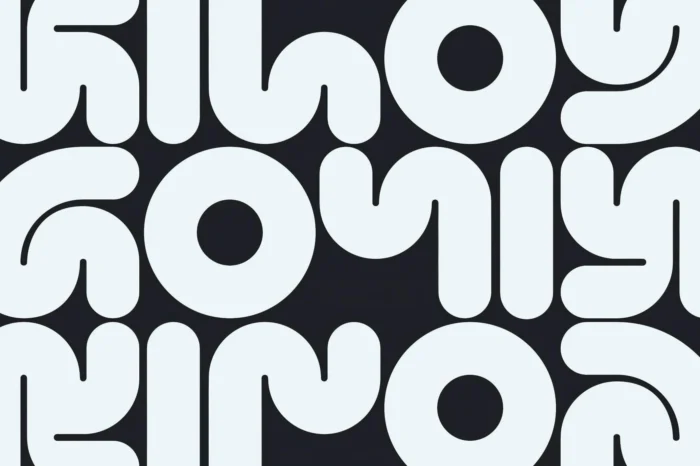 kiloy rounded techno font 8
