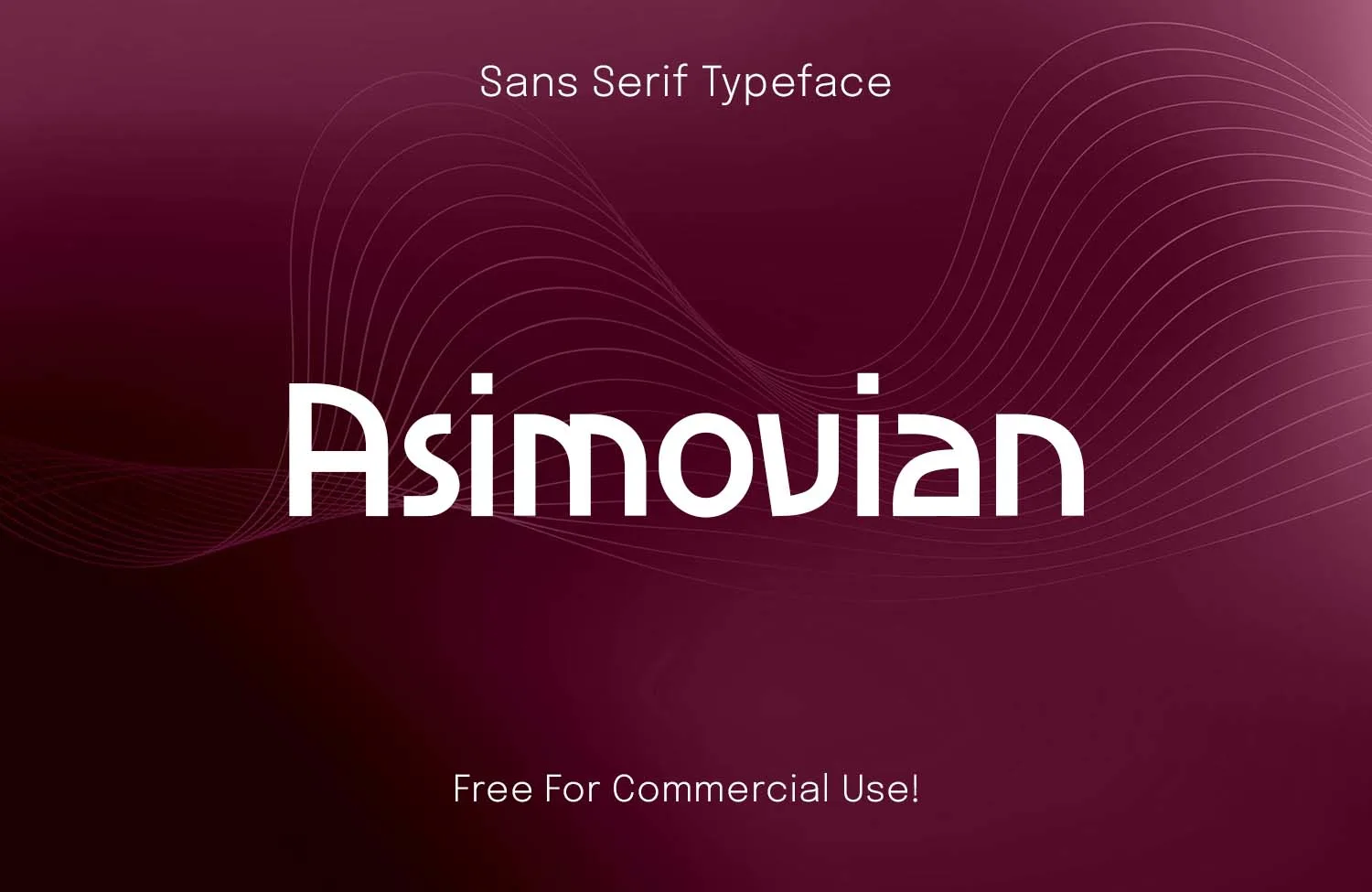 Asimovian Font – Modern Geometric Typeface