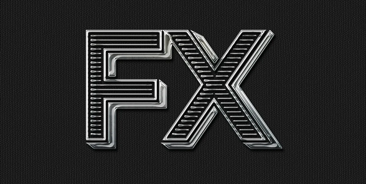 Free Chrome Metallic Text Effects pack