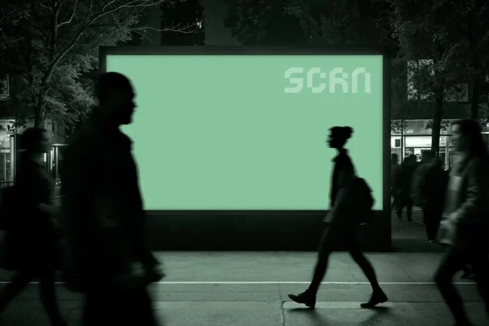 Free Outdoor LED Screen Mockup PSD