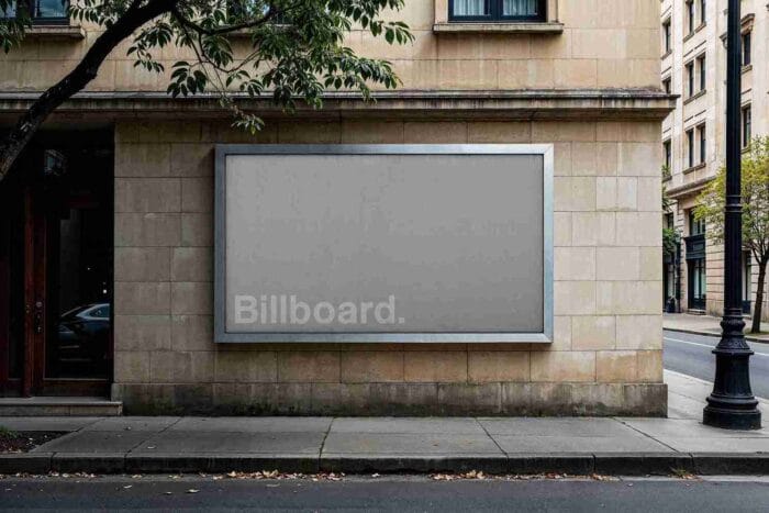 Free Outdoor Small Billboard Mockup s