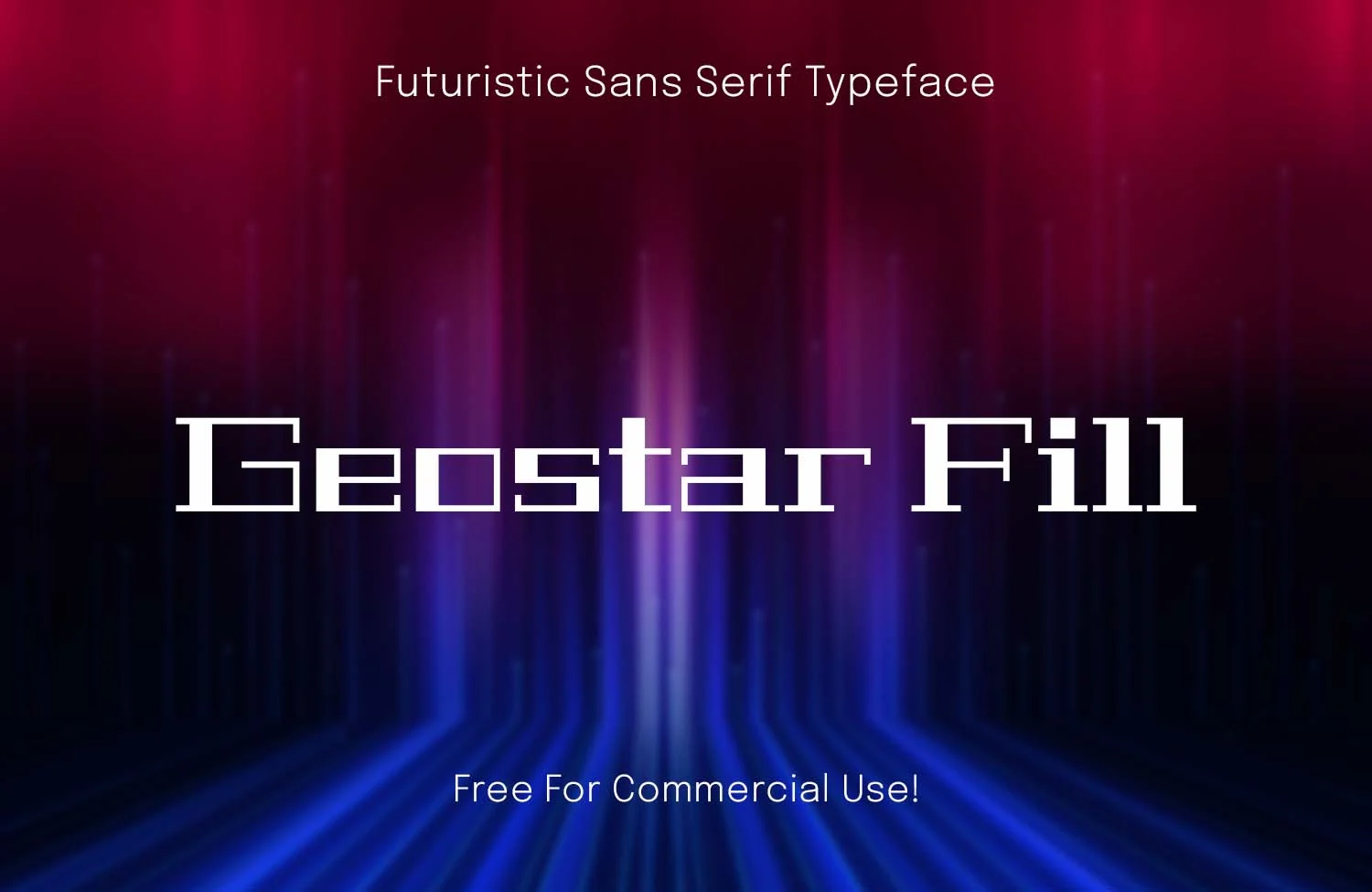 Geostar Fill – Futuristic Typeface