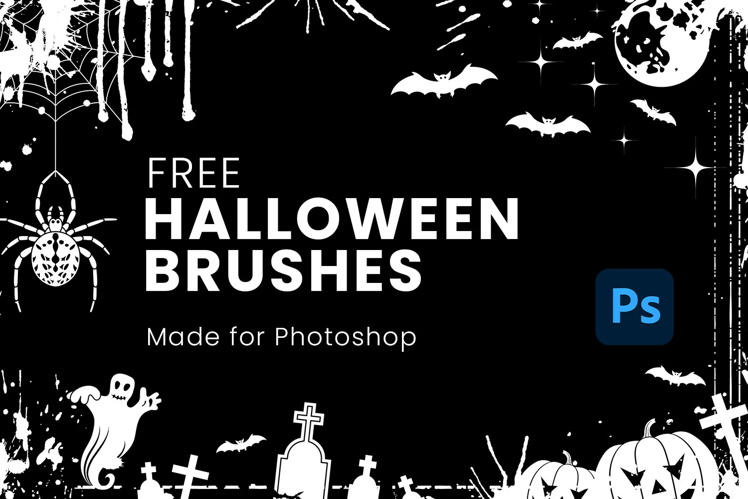 Halloween brushes for photoshop