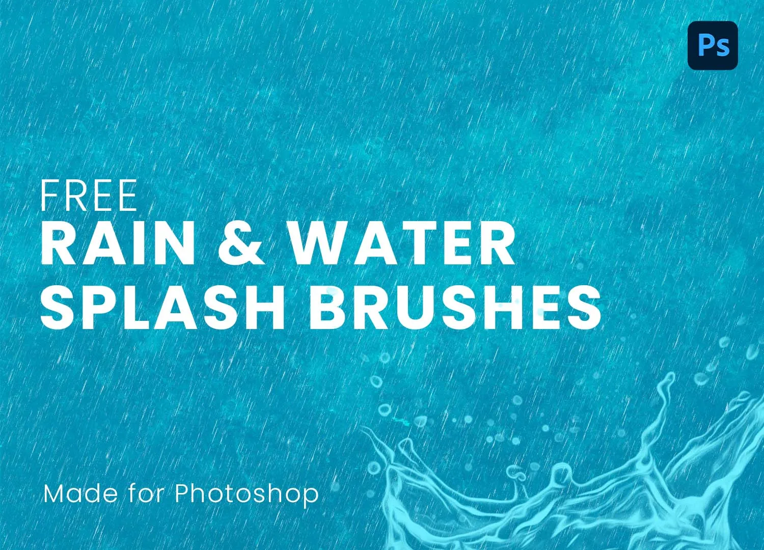 Rain And Water Splash Brushes