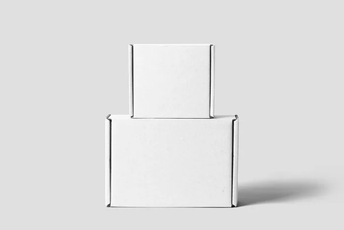 Standing Eco Boxes Mockup