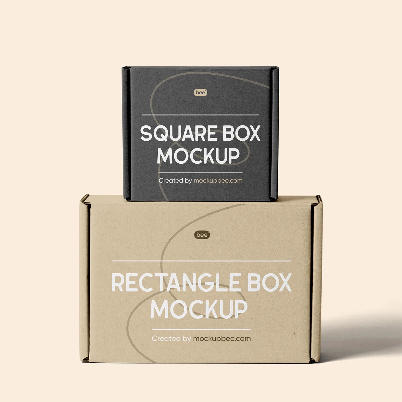 Standing Eco Boxes Mockup D