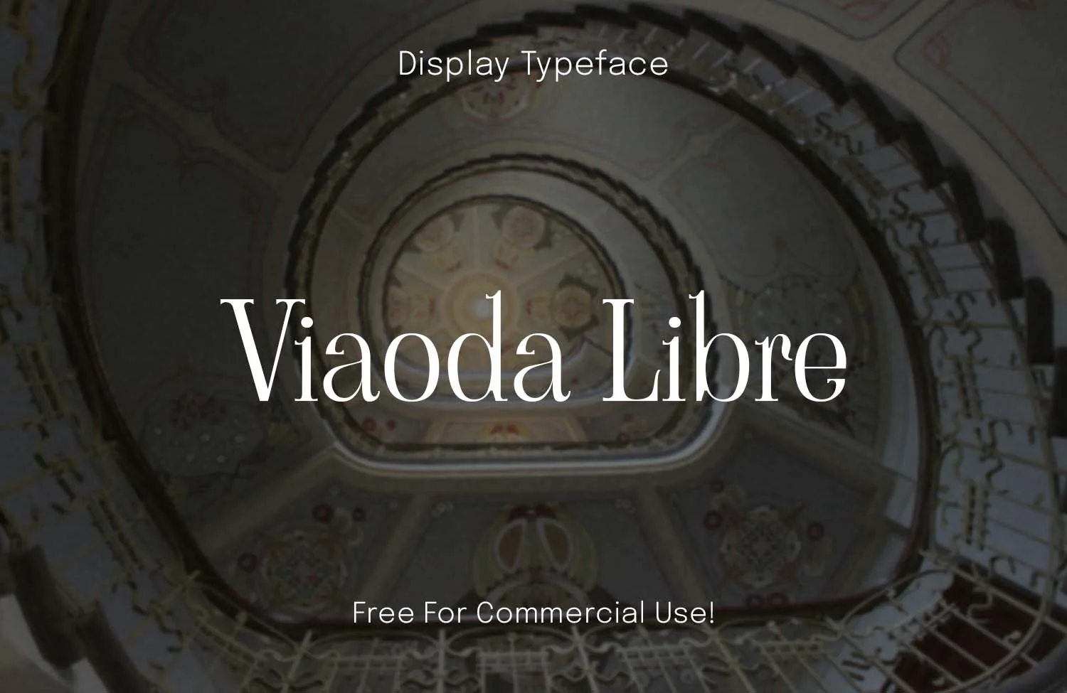 Viaoda Libre Font – Free Art Nouveau Display Typeface