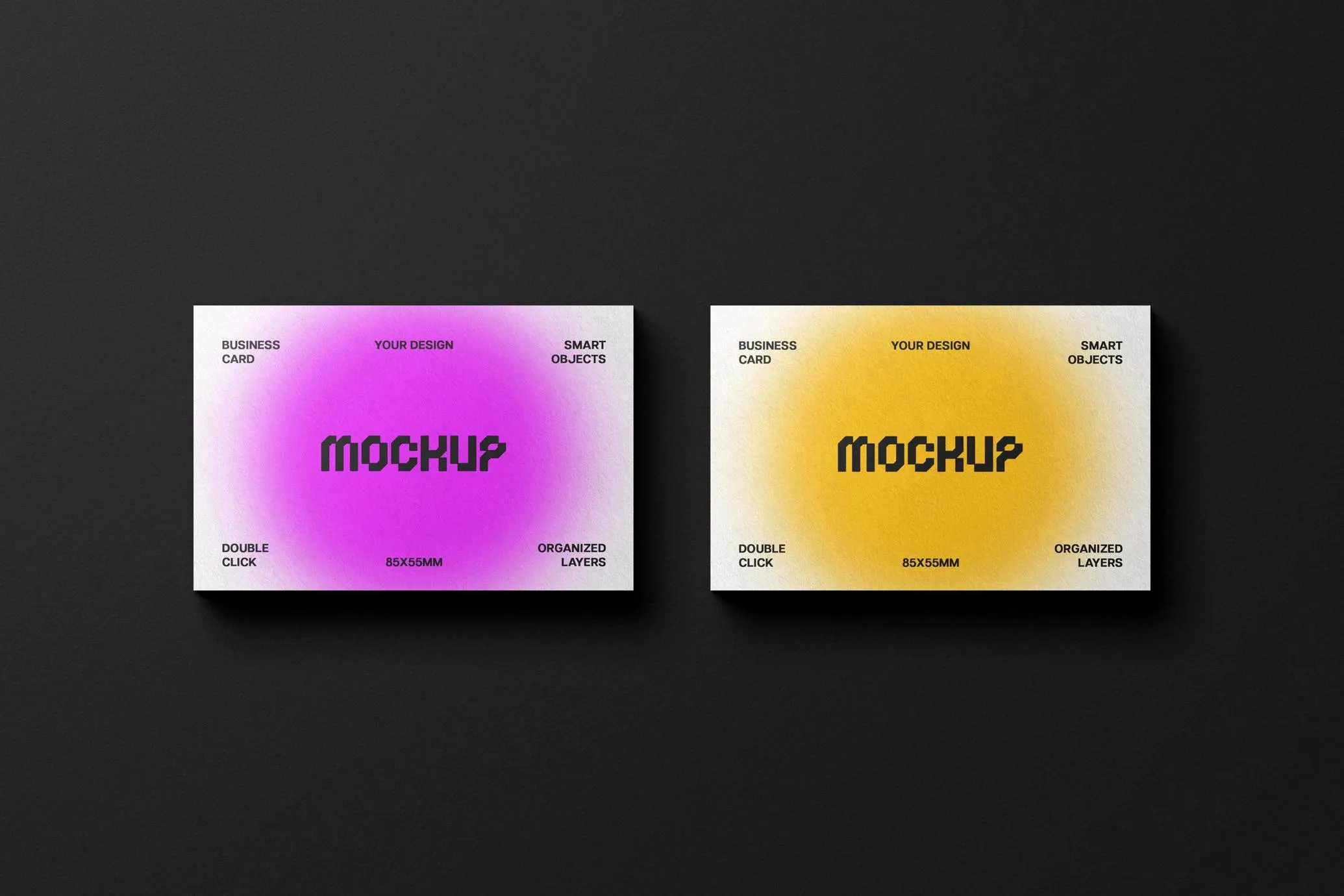 85x55 business cards mockup 0