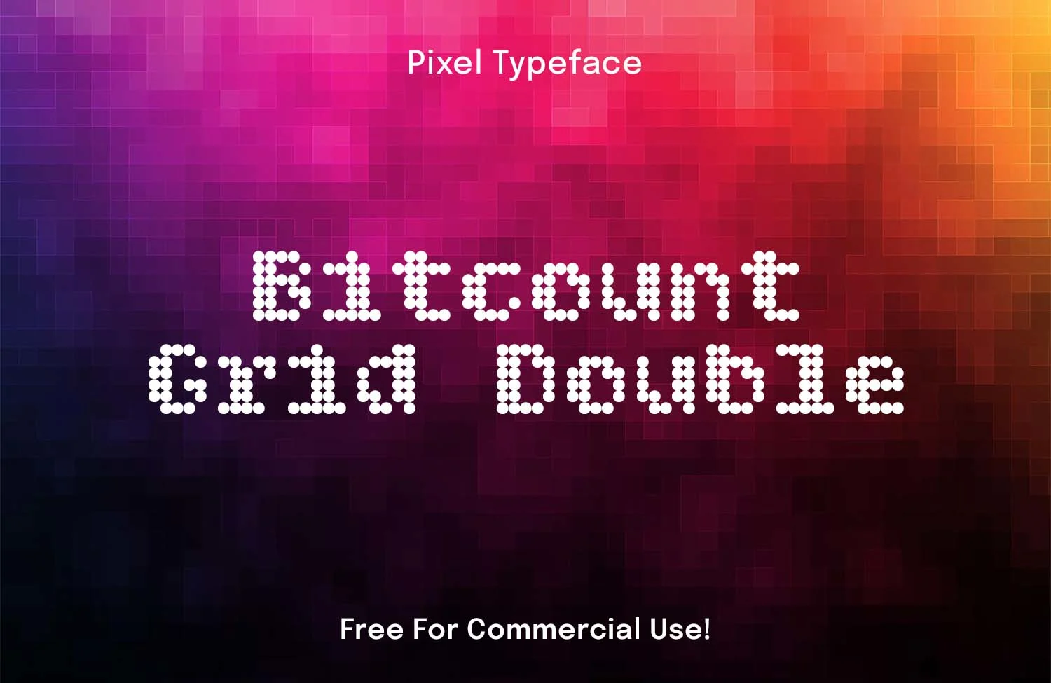 Bitcount Grid Double – Pixel Font Free Download