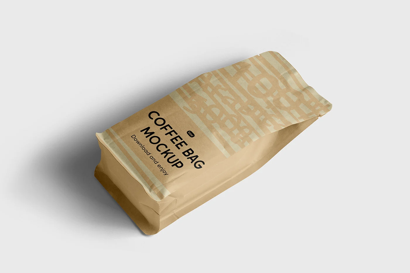 Free Coffee Paper Bag Mockup PSD