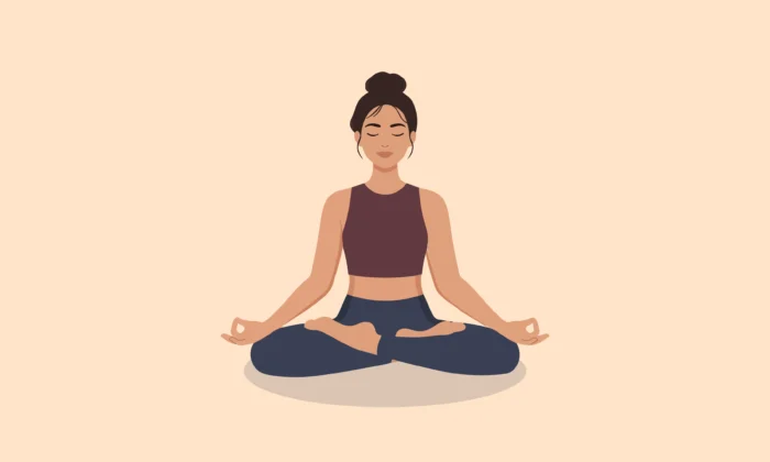 Meditation yoga iillustration