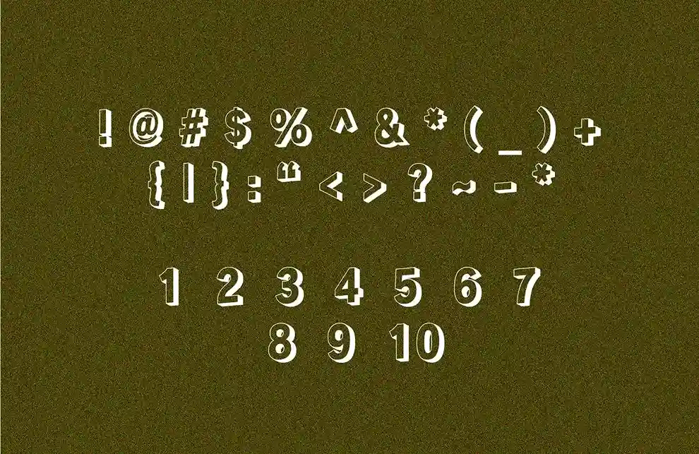 Rampart One Free 3D Display Font