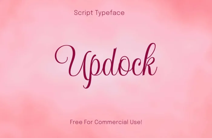 Updock – Elegant Script Font