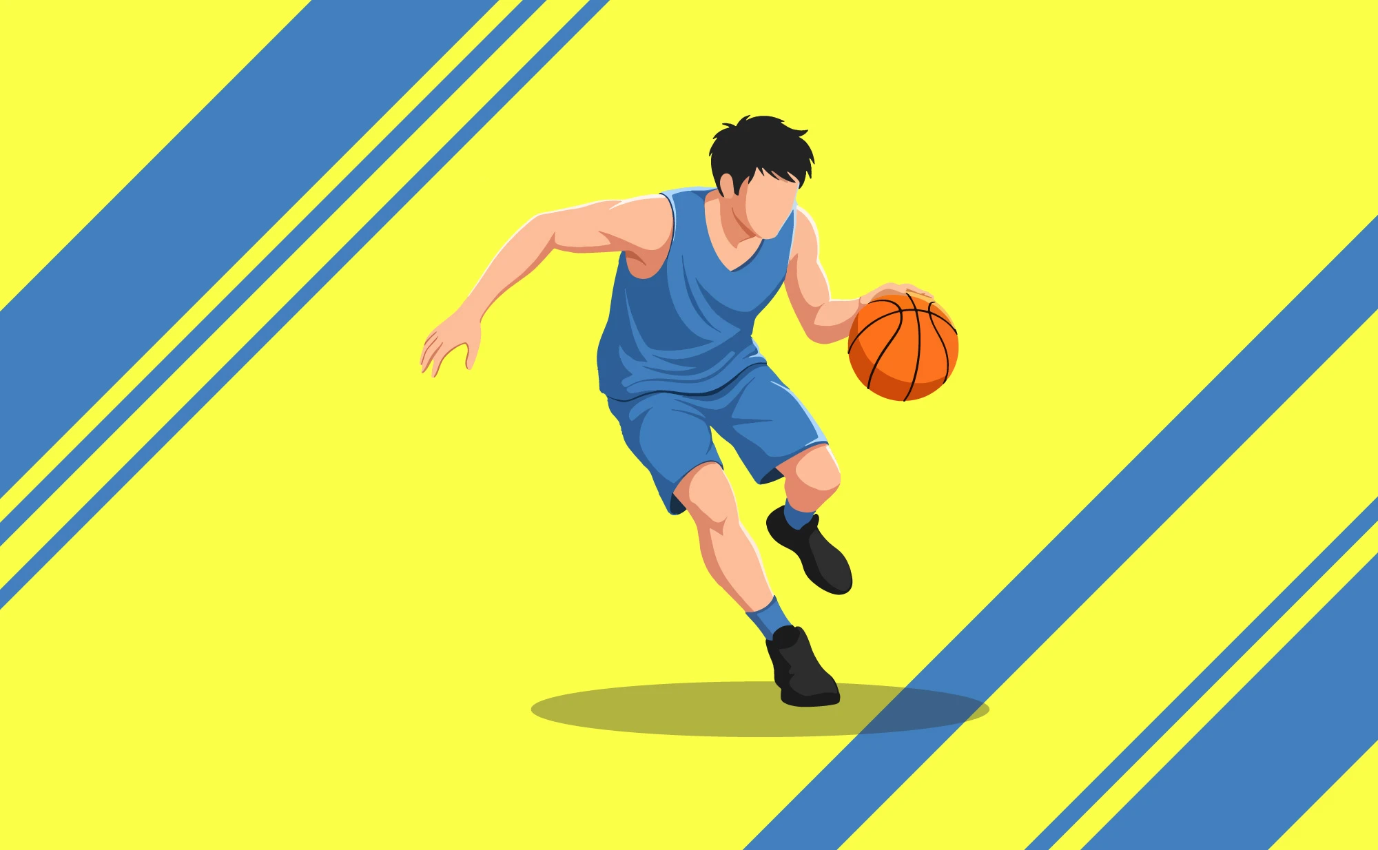 Free Baseball Player Illustration Vector