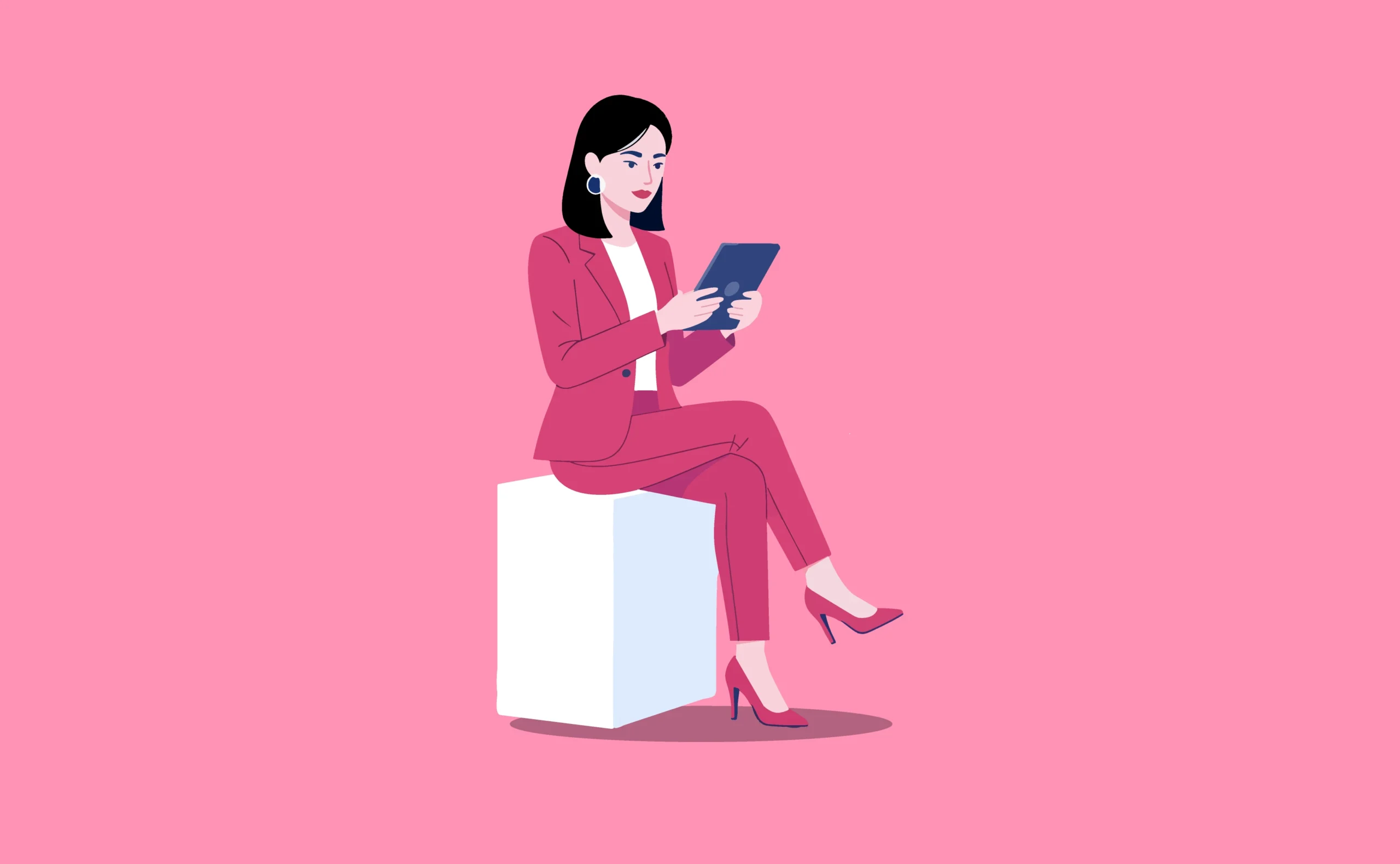 business lady illustration