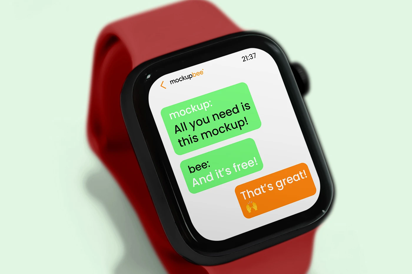 Apple Watch Up View Mockup copy