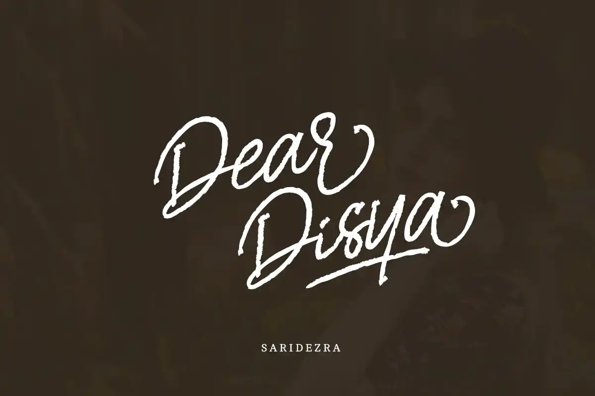 Dear Disya Handwritten Font